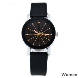Relogio Feminino  Fashion luxury Couple Quartz Watch Dial Hour Digital Women Watches Men Leather Wristwatches Clock Lady Gift