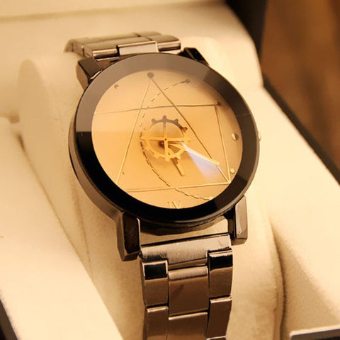 Splendid Original Brand Couple Watch Men Watch Women Stainless Steel Fashion Pair Watches Clock reloj hombre reloj mujer montre