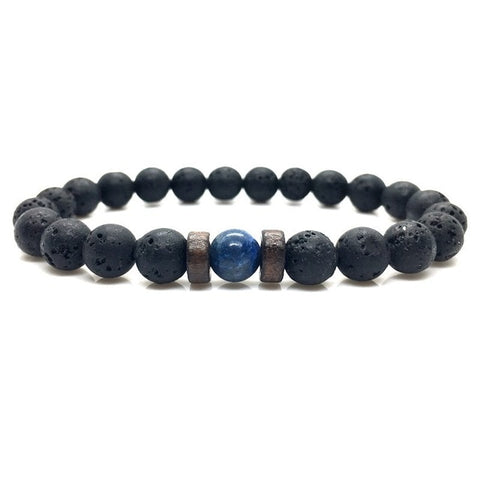 Lava Stone Men Bracelet Natural Moonstone Bead Tibetan Buddha Bracelet Chakra Diffuser Bracelets Men Jewelry Gifts Drop Shipping