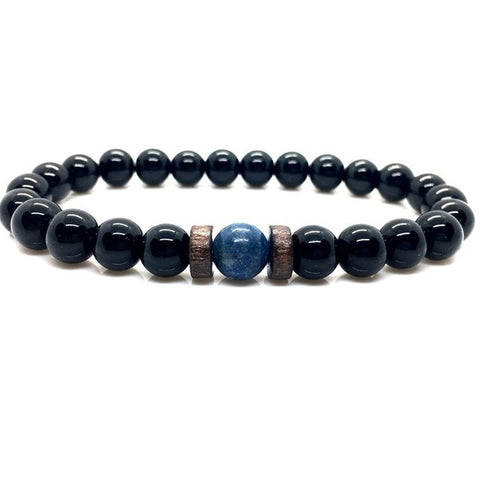 Lava Stone Men Bracelet Natural Moonstone Bead Tibetan Buddha Bracelet Chakra Diffuser Bracelets Men Jewelry Gifts Drop Shipping