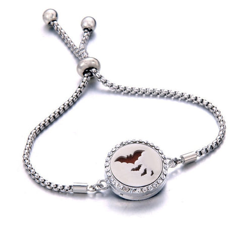 Perfume Bracelet Essential Oil Diffuser Aromatherapy Locket Bracelet Tree of Life 316L Stainless Steel Diffuser Bracelet