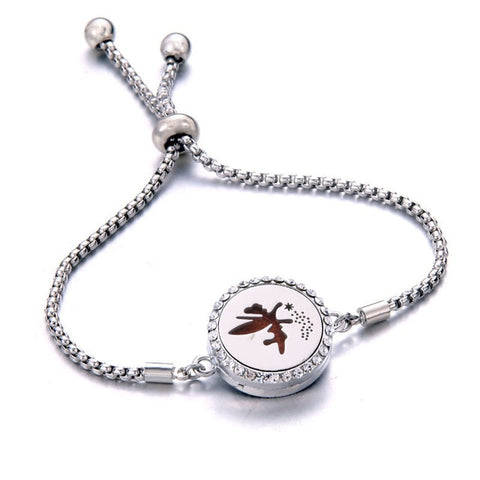 Perfume Bracelet Essential Oil Diffuser Aromatherapy Locket Bracelet Tree of Life 316L Stainless Steel Diffuser Bracelet
