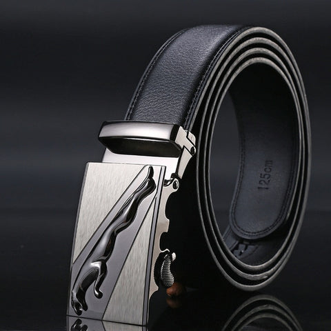 2019 New Male Designer Automatic Buckle Cowhide Leather men belt Famous Brand Belt Luxury belts for men Ceinture Homme