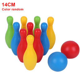 Educational Parent Child Smooth Early Teaching Colorful Non Toxic Funny Sports Toddler Home Indoor Outdoor Games Bowling Toy Set