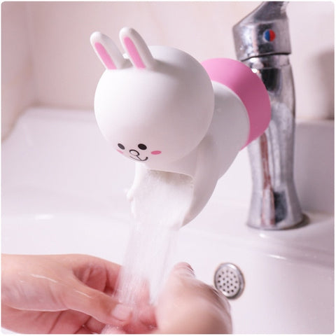 Cartoon Faucet Extender for Kid Children Wash hands Water saving Kitchen Bathroom Faucet Extender Cute Decoration Dropshipping