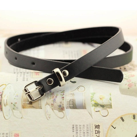 Leather belt women waist luxury black red belts for jeans dresses woman pearl studded buckle girls ladies fashion decorative