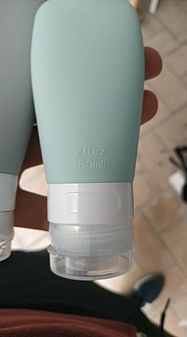 1/3Pcs 60/90ml Silicone Refillable Bottle Travel Shampoo Bottle Lotion Travel Packing Press Bottles Portable Cosmetic Container