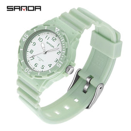 SANDA  New Women Luxury Brand Watch Simple Quartz Wristwatch stop watch water resistant  Luminous Hands  christmas gift  i watch