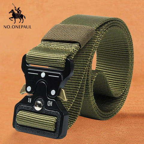 NO.ONEPAUL Authentic men's leather business fashion retro  belt alloy pin buckle new buckle men's jeans wild belt free shipping