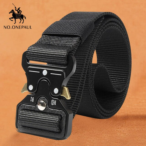 NO.ONEPAUL Authentic men's leather business fashion retro  belt alloy pin buckle new buckle men's jeans wild belt free shipping