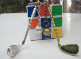 20pcs Bowling bag plastic Pendant mini Bowling ball keychain advertisement key chain fans souvenirs key ring School gifts
